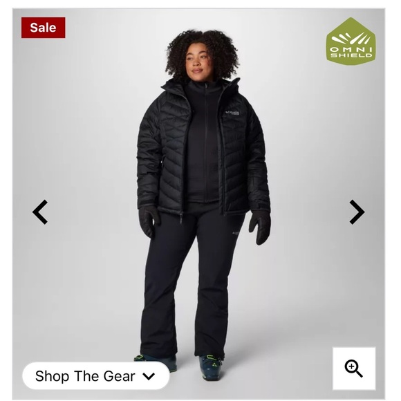 Columbia Roffee Ridge VI black snow pants sz 14 - Picture 8 of 14